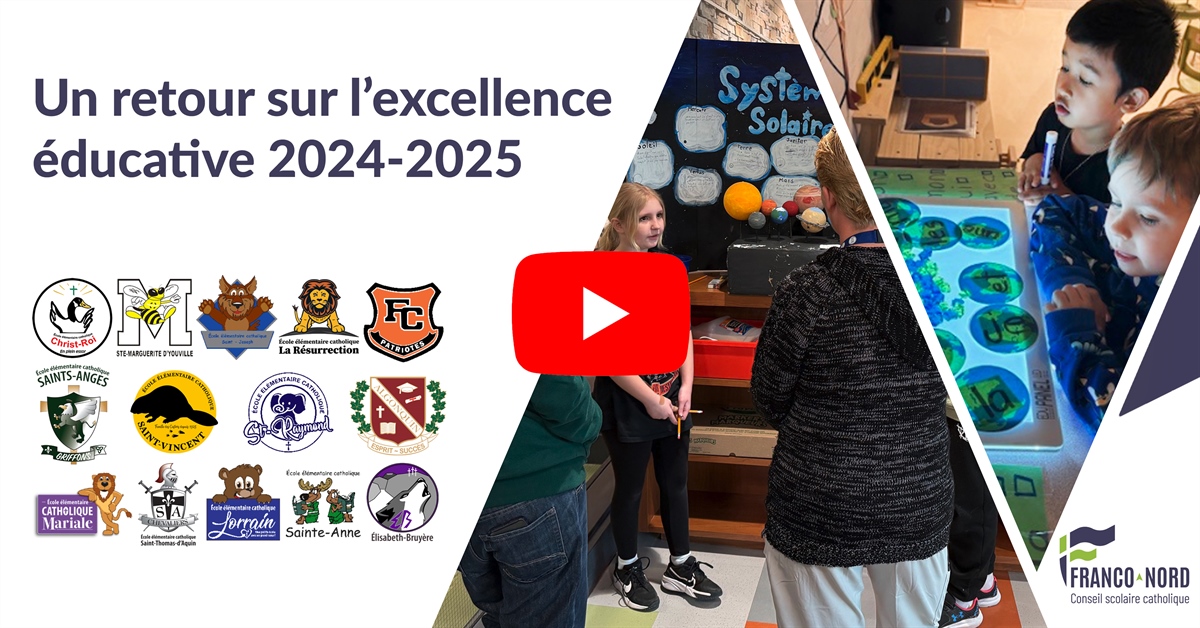Message et prière de fin d'année 2024-2025