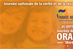 Portons une chemise orange le 30 septembre pour la Journée nationale de la...