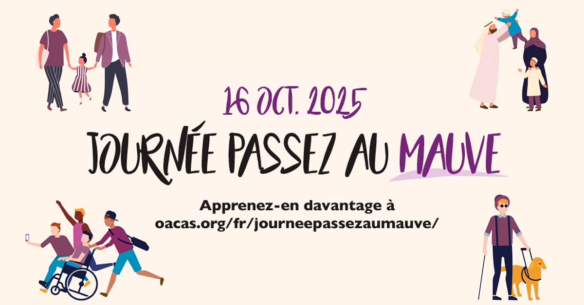 16 octobre « Passez au mauve » !