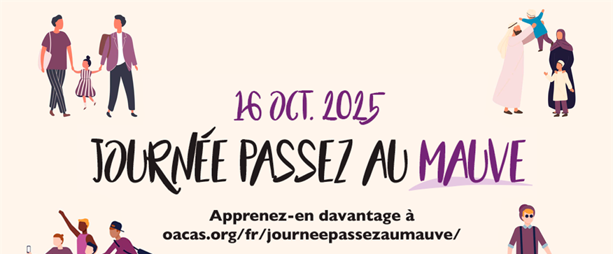 16 octobre « Passez au mauve » !