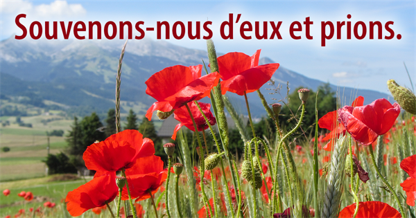 11 novembre - Jour du Souvenir