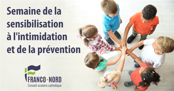 16 au 22 novembre : Semaine de la sensibilisation à l'intimidation et de la prévention
