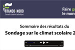 Résultats du sondage sur le climat scolaire 2025