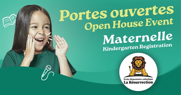 Inscription à la maternelle 2026-2027 : Portes ouvertes le mercredi 28 janvier à 17h30