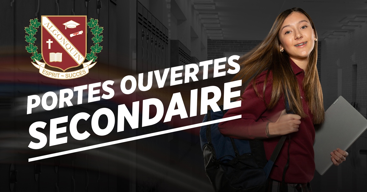 Inscriptions au secondaire 2026-2027 : mercredi 14 janvier à 18h