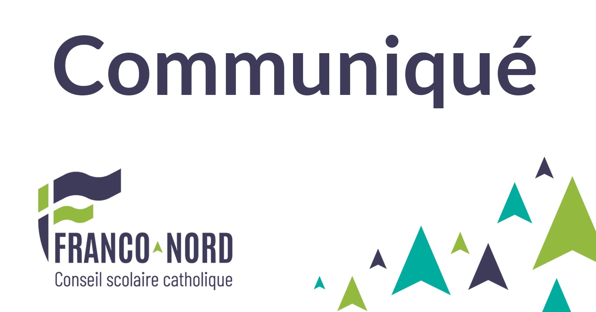 Élections au Conseil scolaire scolaire catholique Franco-Nord lors de sa réunion annuelle...