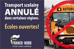 14 janvier - Annulation des transports scolaires à Mattawa et Nipissing Ouest