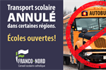 19 janvier - Annulation du transport scolaire à Nipissing Ouest, Redbridge...