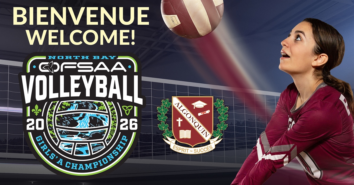 L’École secondaire catholique Algonquin accueille le Championnat FASSO de volley-ball fille A les 9, 10 et 11 mars