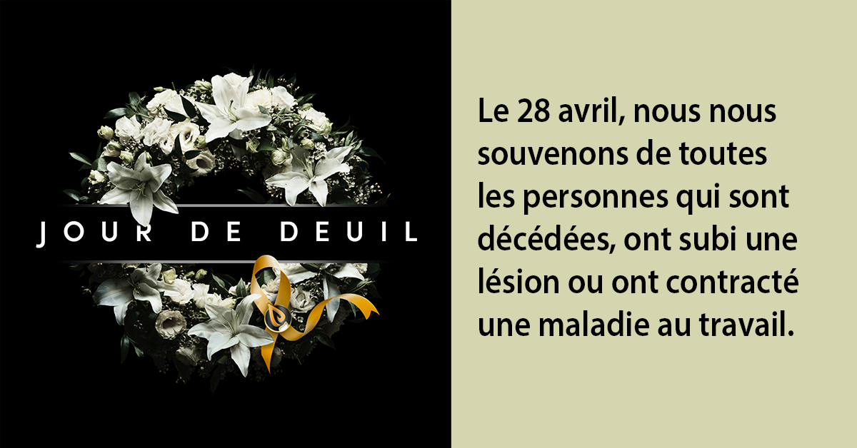 28 avril - Jour de deuil national