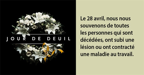 28 avril - Jour de deuil national