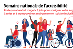 Semaine nationale de l'accessibilité et Journée du chandail rouge