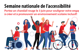 Semaine nationale de l'accessibilité et Journée du chandail rouge