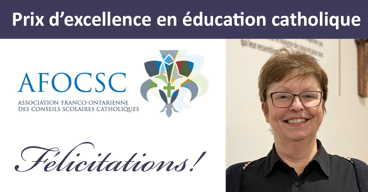Nicole Fournier reçoit le Prix d’excellence 2026 de l’AFOCSC