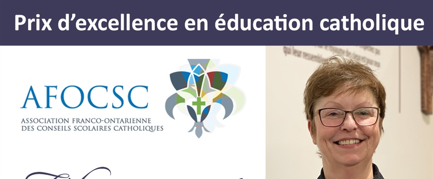 Nicole Fournier reçoit le Prix d’excellence 2026 de l’AFOCSC